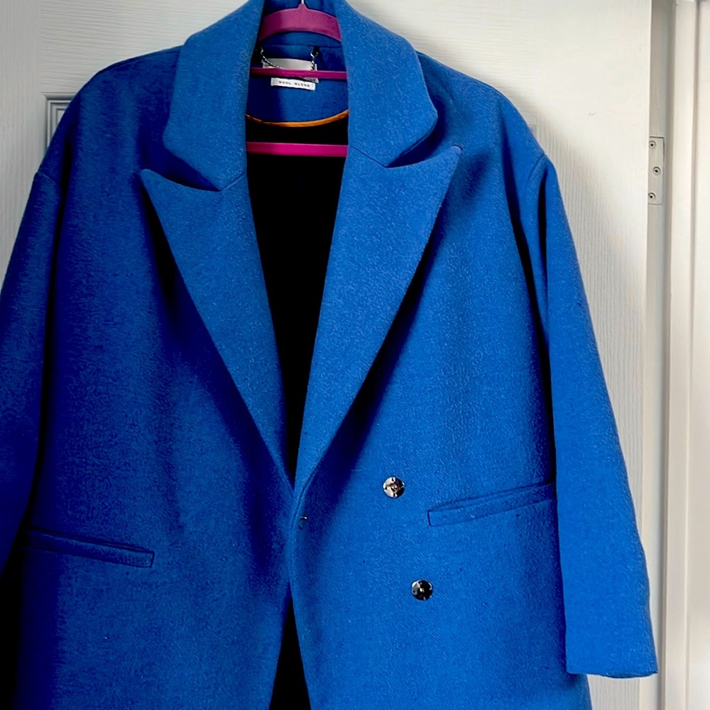 Wool blend coat